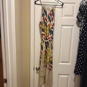 Outback Red Vibrant Red and Yellow dress